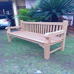 Balmoral Luxury Teak 3 Seater Garden Bench (5ft)- !!!SALE!!! - Simply Wood